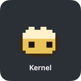 Kernel popping out tiles of code